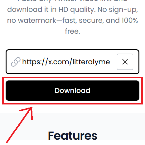 Click Download